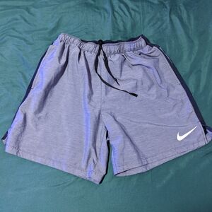Nike Dri-Fit Running Shorts Blue Large